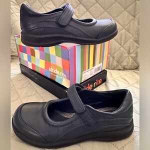 Stride Rite Molly Leather Upper Mary Jane School Shoes Adjustable Strap New/Box